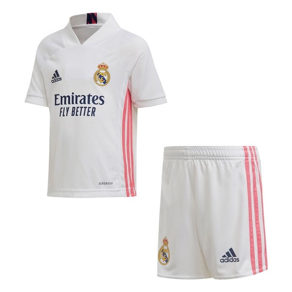 Camiseta Real Madrid Primera Equipación Niños 2020-2021 Blanco